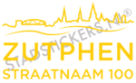 Containersticker Zutphen - Geel