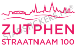 Containersticker Zutphen - Roze
