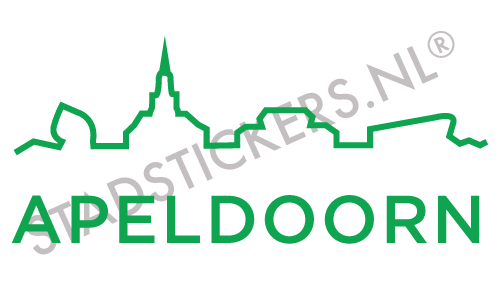 Sticker Apeldoorn - Groen
