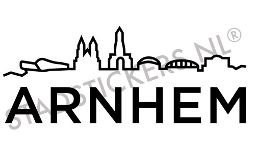 Sticker Arnhem - Voorbeeld