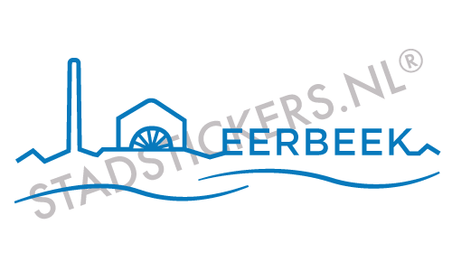 Sticker Eerbeek - Blauw