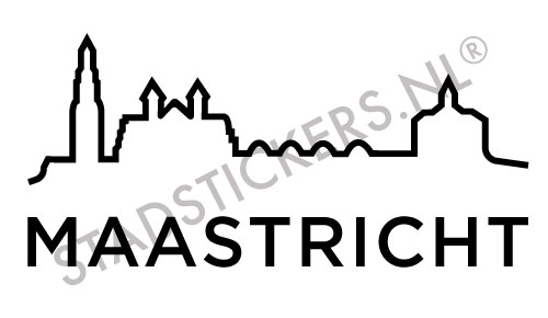 Sticker Maastricht - Voorbeeld