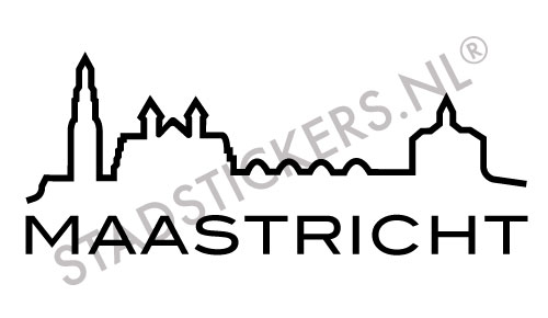 Muursticker Maastricht - Voorbeeld