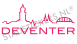 Muursticker Deventer - Roze