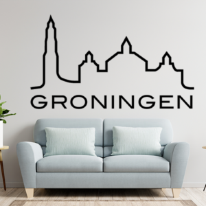 Muursticker Groningen