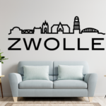 Muursticker Zwolle