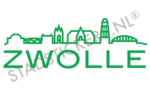 Muursticker Zwolle - Groen