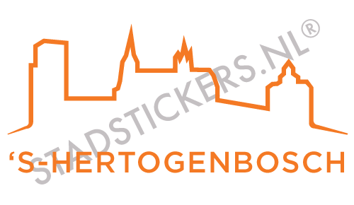 Sticker S-Hertogenbosch - Oranje