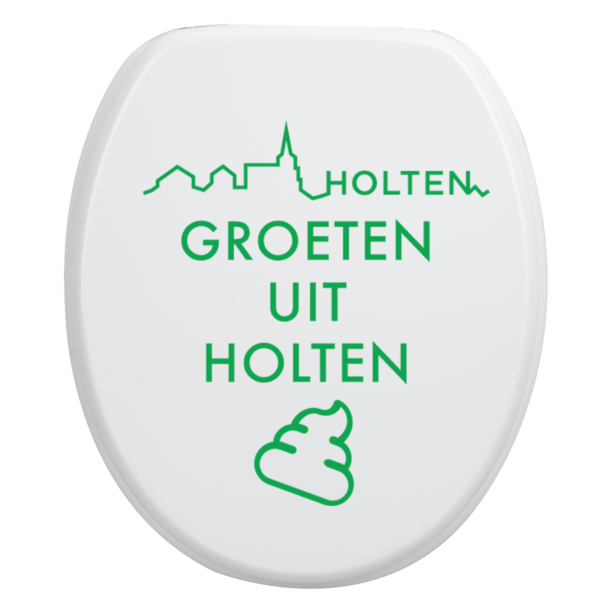 Toiletsticker Holten - Groen