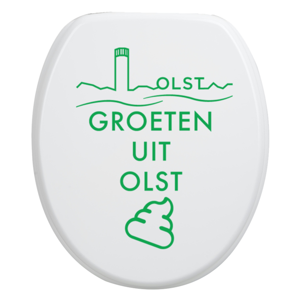 Toiletsticker Olst - Groen