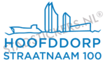 Containersticker Hoofddorp - Blauw
