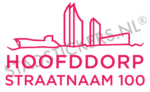 Containersticker Hoofddorp - Roze