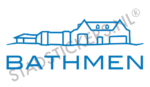 Muursticker Bathmen - Blauw