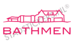 Muursticker Bathmen - Roze