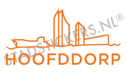 Sticker Hoofddorp - Oranje