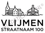 Containersticker Vlijmen - Zwart