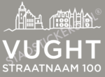 Containersticker Vught - Wit