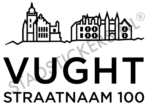 Containersticker Vught - Zwart