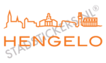 Muursticker Hengelo - Oranje