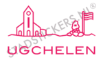 Muursticker Ugchelen - Roze