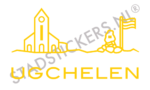 Muursticker Ugchelen - Geel