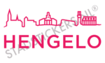 Sticker Hengelo - Roze