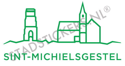 Sticker Sint-michielsgestel - Groen