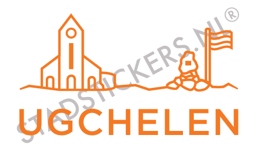 Sticker Ugchelen - Oranje