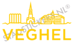 Sticker Veghel - Geel