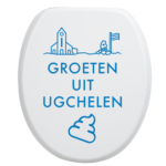 Toiletbrilsticker Ugchelen - Blauw