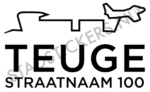 Containersticker Teuge -Zwart