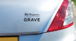 Autosticker Grave