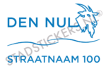 Containersticker Den Nul - Blauw