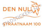 Containersticker Den Nul - Oranje