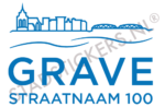 Containersticker Grave - Blauw