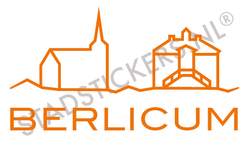 Muursticker Berlicum - Oranje