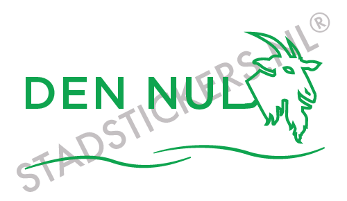 Sticker Den Nul - Groen