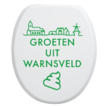 Toiletbrilsticker Warnsveld - Groen