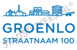 Containersticker Groenlo - Blauw