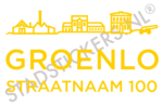 Containersticker Groenlo - Geel