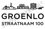 Containersticker Groenlo - Zwart