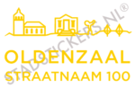 Containersticker Oldenzaal - Geel