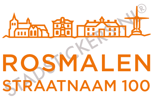 Containersticker Rosmalen - Oranje