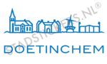 Muursticker Doetinchem - Blauw