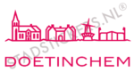 Muursticker Doetinchem - Roze
