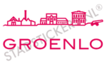 Muursticker Groenlo - Roze