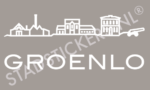 Muursticker Groenlo - Wit