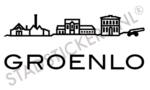 Muursticker Groenlo - Zwart