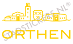 Muursticker Orthen - Geel