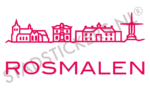 Muursticker Rosmalen - Roze